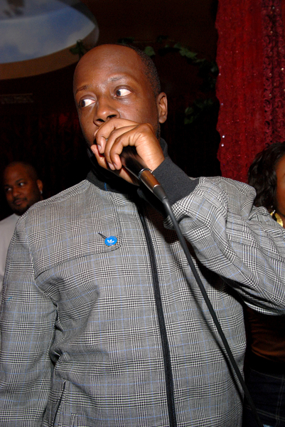 Wyclef Jean at Listening Party for "Carnival Vol. II: Memoirs of an Immigrant" at La Pomme Rouge in Chicago.
